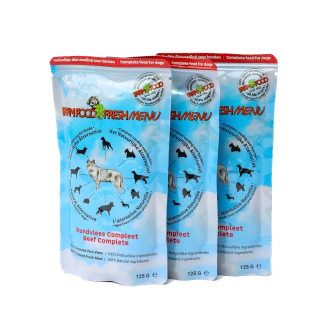 Farm Food Fresh menu Rundvlees Compleet - 125 gr