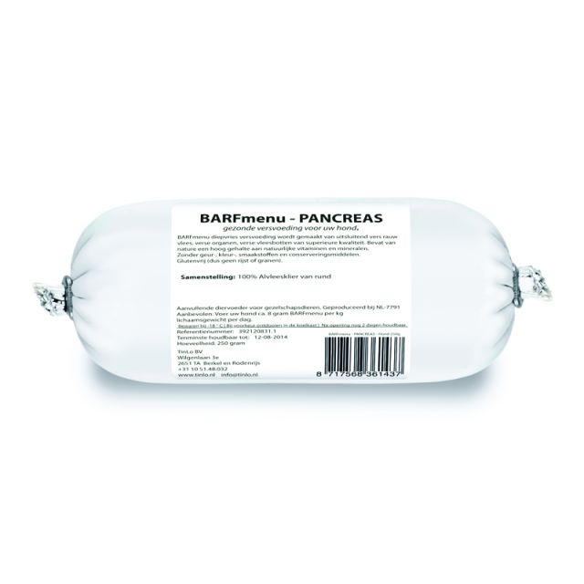 Barfmenu Pancreas -250 gram