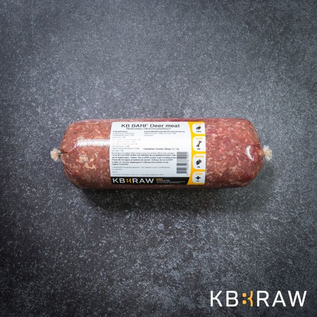 KB Barf Hertenvlees Gemalen -500 gram