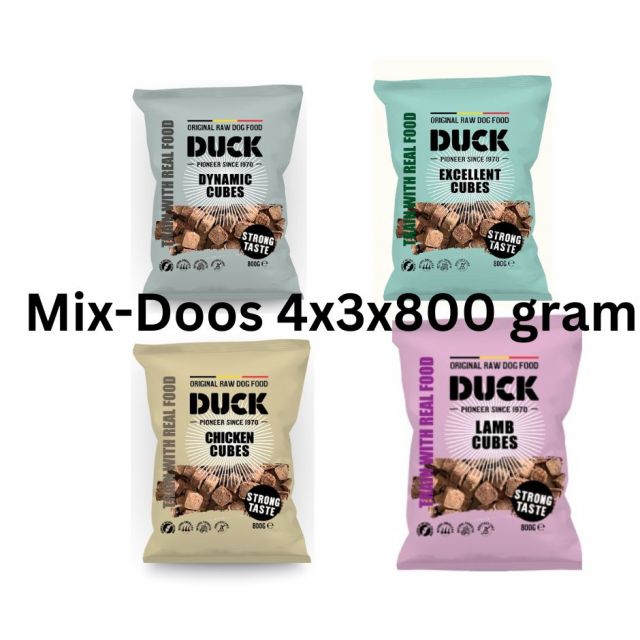 Duck Cubes Mix-Doos 12x800 gram