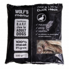 Wolf's Menu Snacks Duck Neck -600 gram