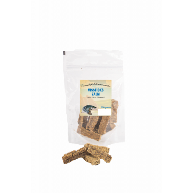 Vissticks Zalm -100 gram