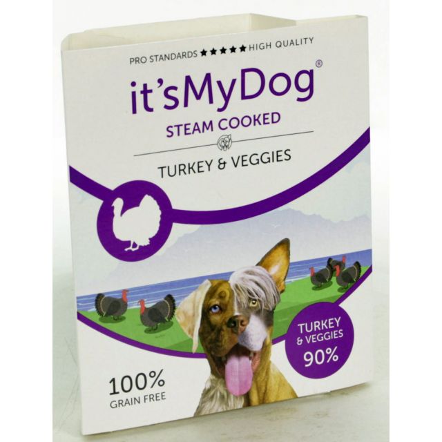 It's My Dog Steam Cooked Turkey  & Veggies -395 gram
