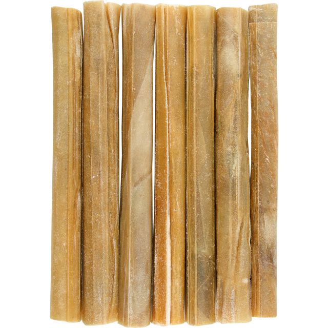 Buffelhuid Geperste Staaf XXL 10"/ /30 mm - 140-150 gram - 5 stuks