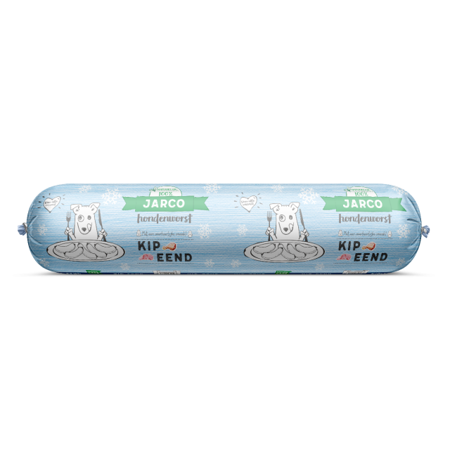 Jarco Dog Diepvriesworst Kip/ Eend -250 gram