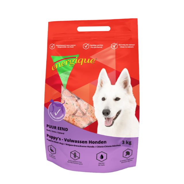 Energique Hond Puur Eend -3 kg 