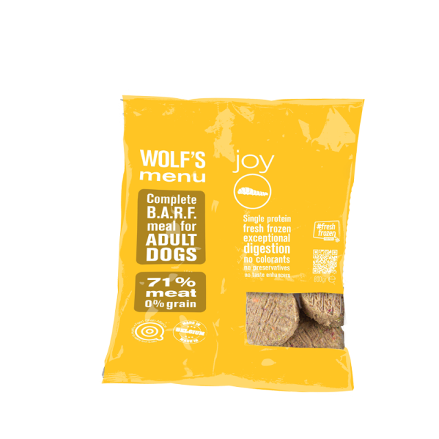 Wolf's Menu Compleet Joy -800 gram